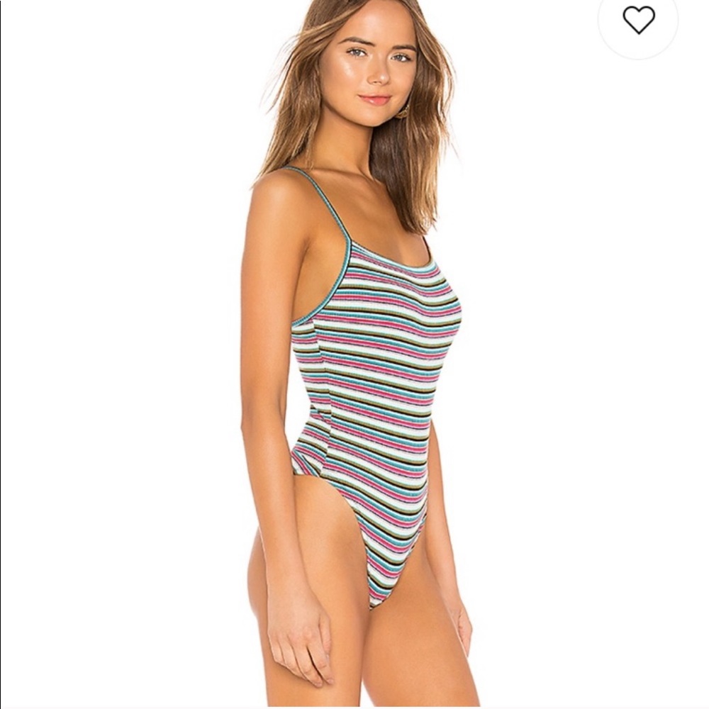 REVOLVE ABOUT US STRIPED BODYSUIT - Picture 3 of 5
